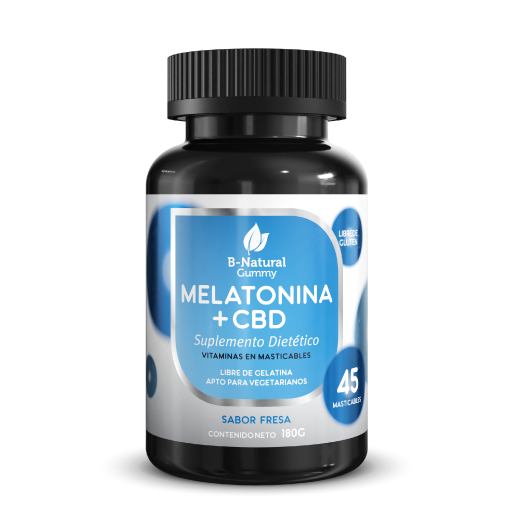 MELATONINA MAS CBD 45 MASTICABLES HC