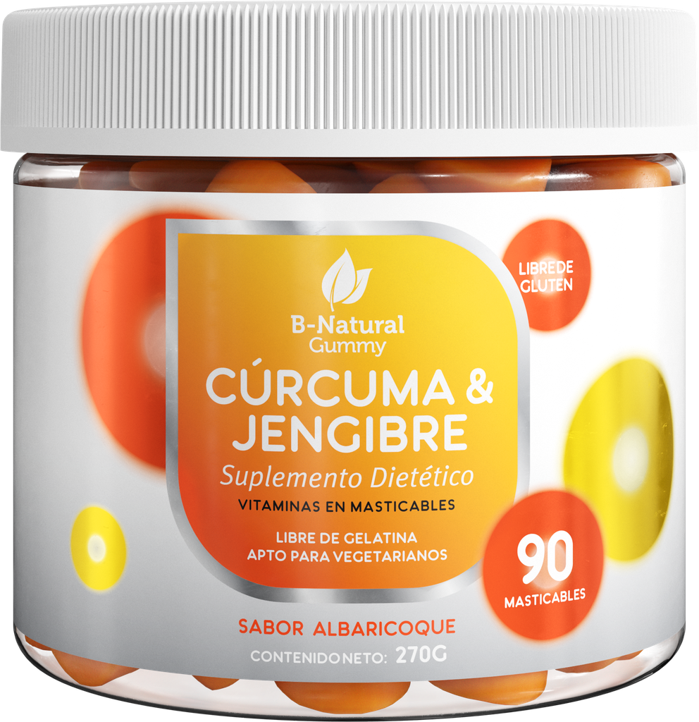 CURCUMA Y JENGIBRE 90 MASTICABLES BN
