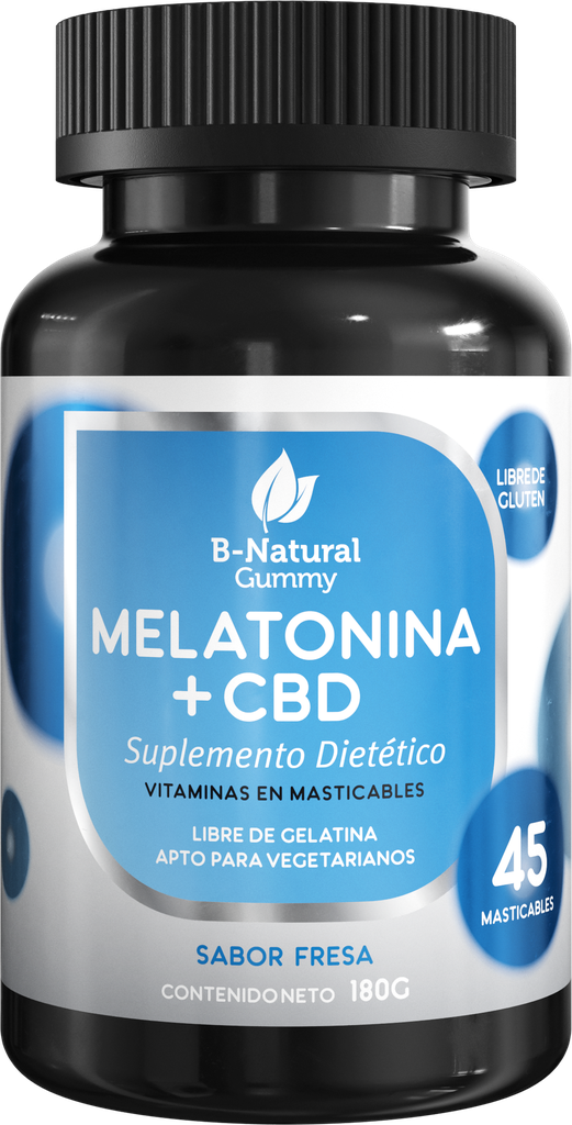 MELATONINA MAS CBD 45 MASTICABLES BN