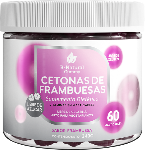 [4-1-084] CETONA DE FRAMBUESAS 60 MASTICABLES BN