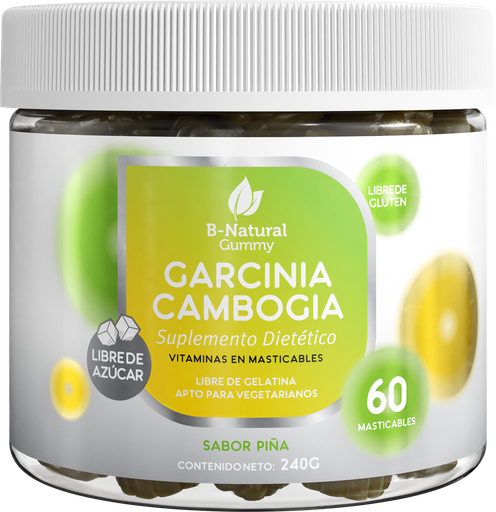 [4-1-086] GARCINIA CAMBOGIA 60 MASTICABLES JAR BN