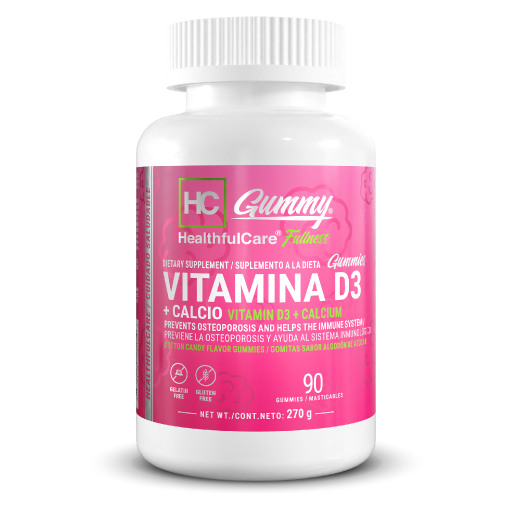 [2-1-097] VITAMINA D3 MAS CALCIO 90 MASTICABLES HC