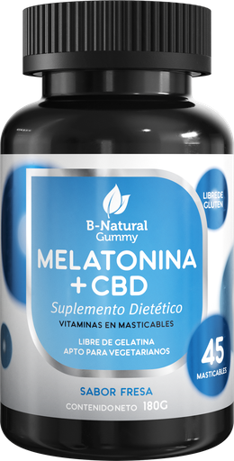 [4-1-099] MELATONINA MAS CBD 45 MASTICABLES BN