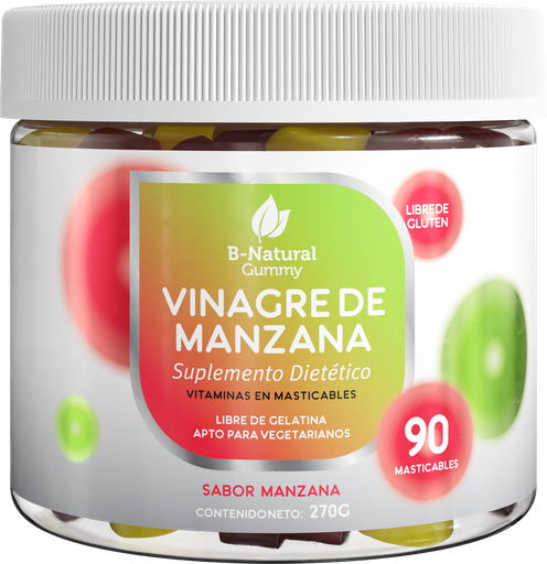 [4-1-100] VINAGRE DE MANZANA 90 MASTICABLES BN